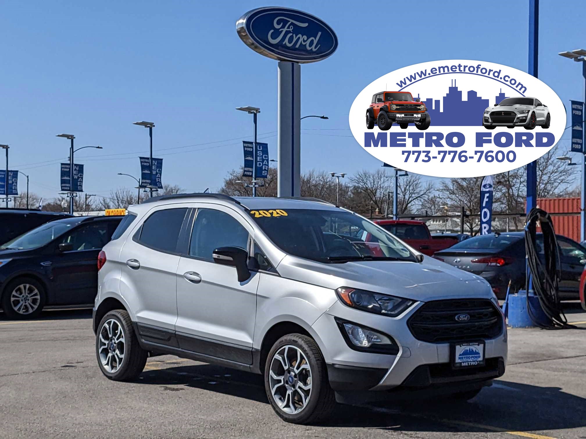 2020 Ford EcoSport SES For Sale in Chicago at Metro Ford Chicago. SUV for sale Chicago - Low Price Ecosport SUV For Sale in Chicago