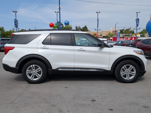 2022 Ford Explorer — rear three-quarter view
